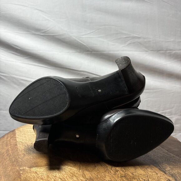 Aquatalia Womens Brown SZ 8 Vera Gomma Italian Lleather Ankle Booties Cushioned - Picture 3 of 12